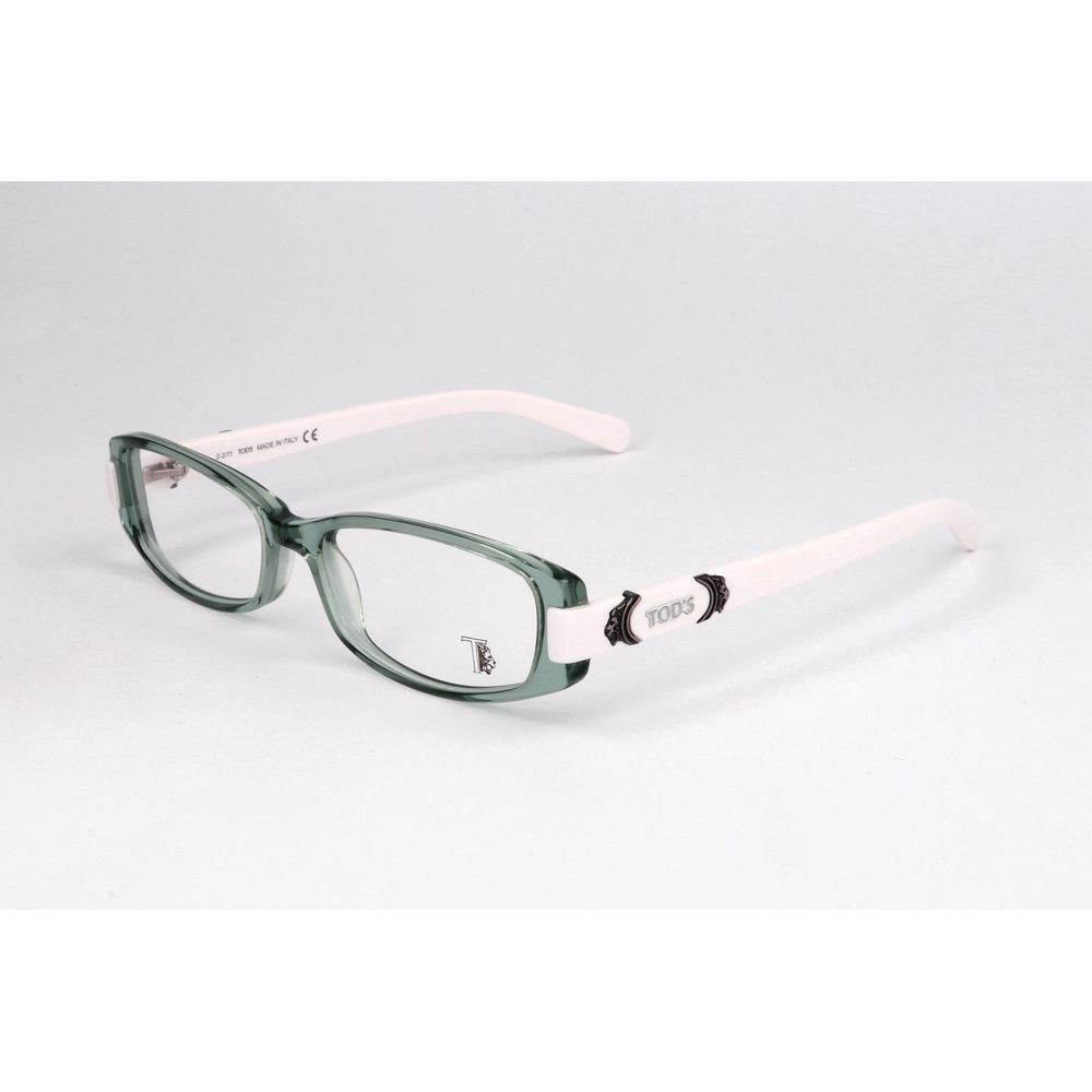 Tod's Women’s Brown Acetate Glasses – Square Full-Rim Frame, 54mm