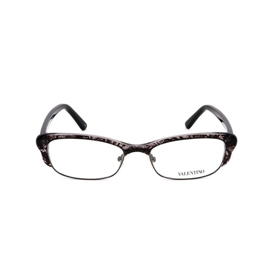 Valentino Women’s Optical Glasses – Grey Square Frame, 52mm