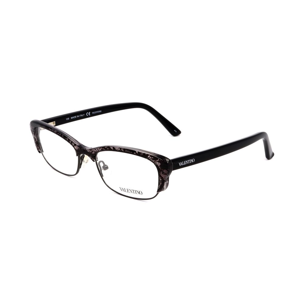Valentino Women’s Optical Glasses – Grey Square Frame, 52mm