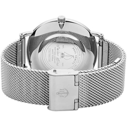 PAUL HEWITT Men’s Quartz Dress Watch, Stainless Steel, Grey