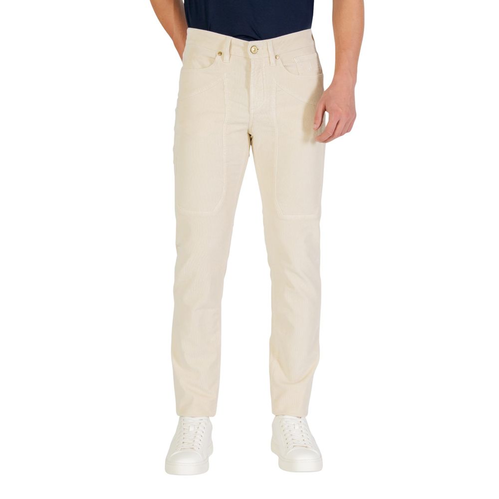 Jeckerson Cream Cotton Skinny Jeans - JOHN Model