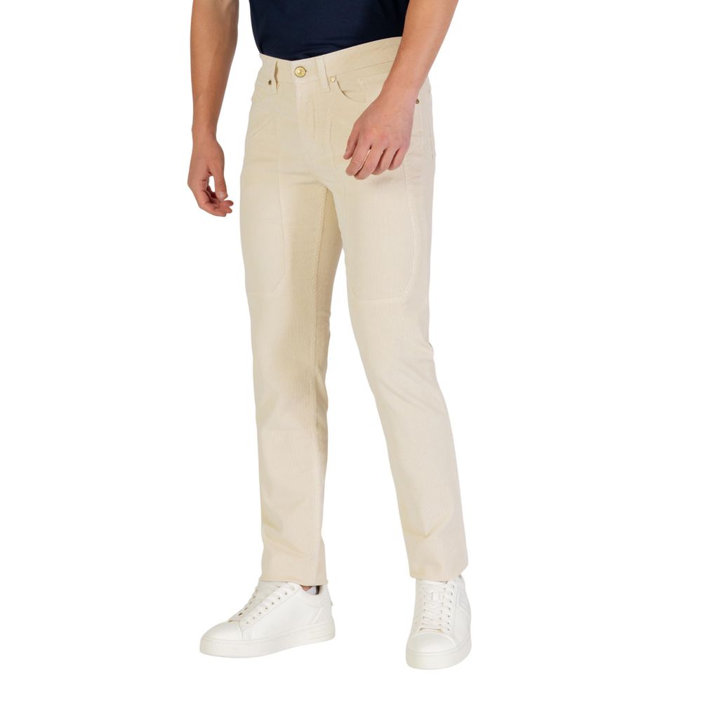 Jeckerson Cream Cotton Skinny Jeans - JOHN Model