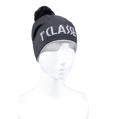Alviero Martini Prima Classe Gray Wool Cap