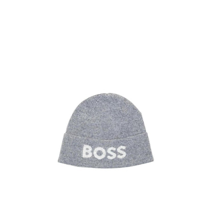 Hugo Boss Gray Recycled Polyamide Cap