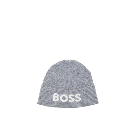 Hugo Boss Gray Recycled Polyamide Cap