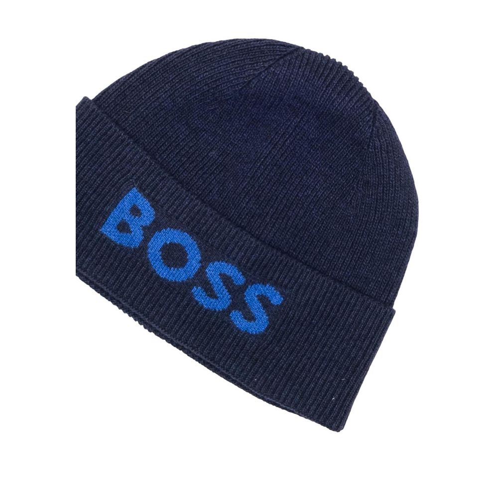Hugo Boss Blue Recycled Polyamide Cap