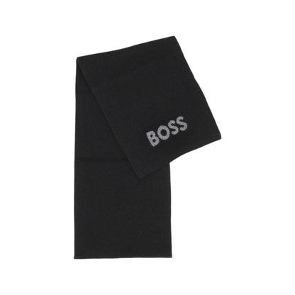 Hugo Boss Black Polyacrylic Scarf – Elios_Scarf 10274288