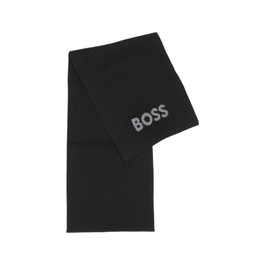 Hugo Boss Black Polyacrylic Scarf – Elios_Scarf 10274288