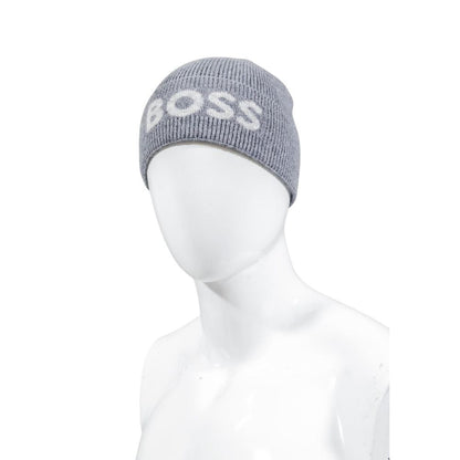 Hugo Boss Gray Recycled Polyamide Cap
