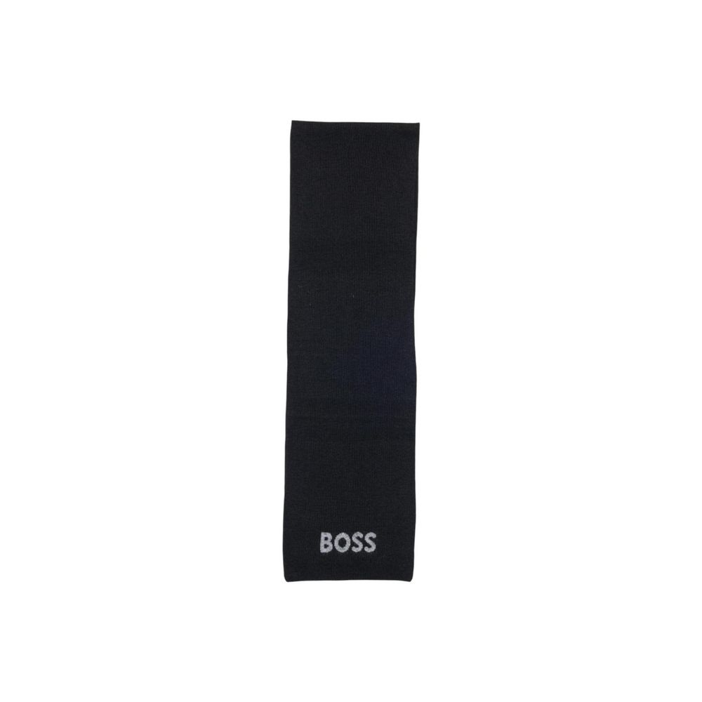 Hugo Boss Black Polyacrylic Scarf – Elios_Scarf 10274288