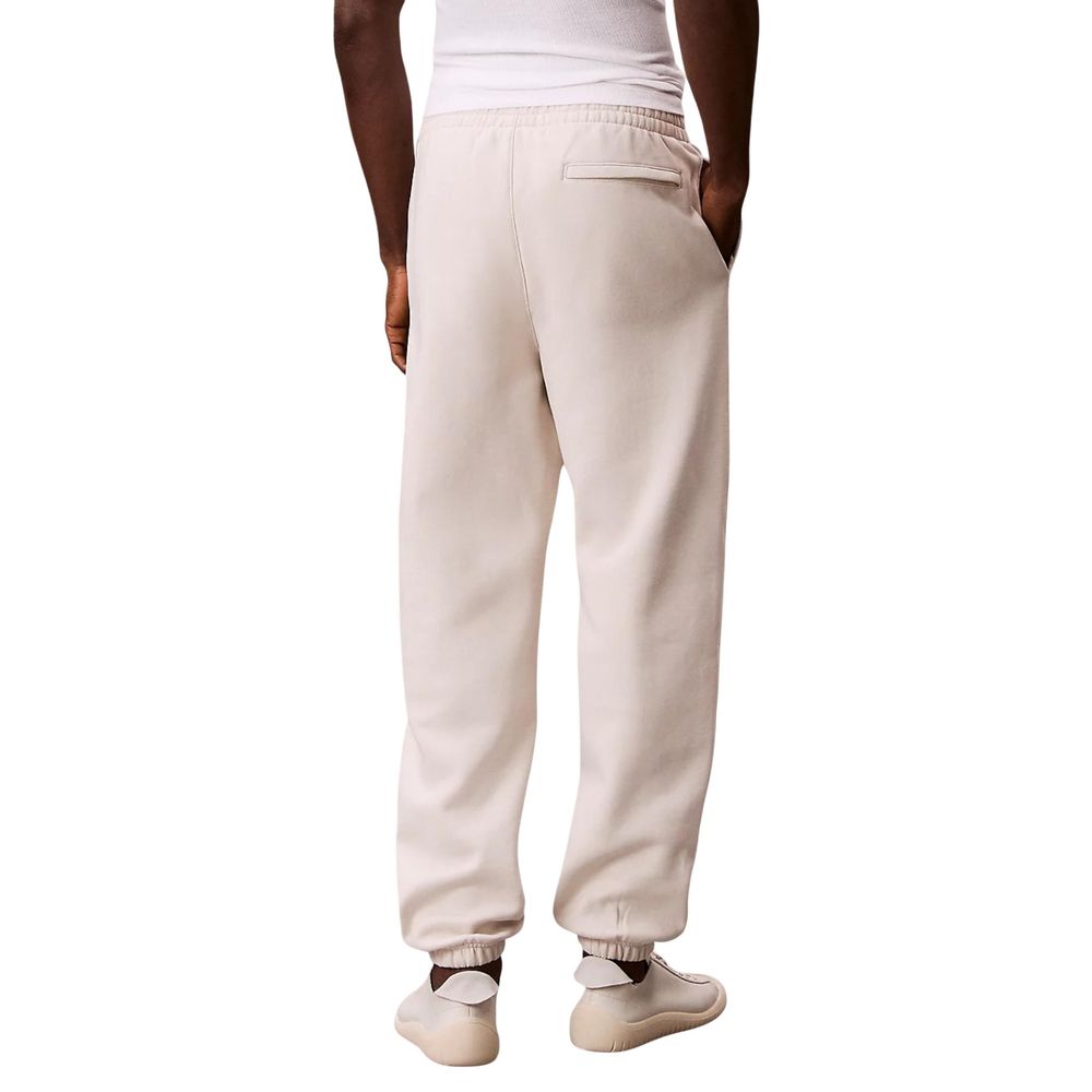 Calvin Klein Jeans Beige Cotton Joggers