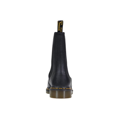 Dr. Martens 2976 Hi Milled Nappa Black Leather Ankle Boots