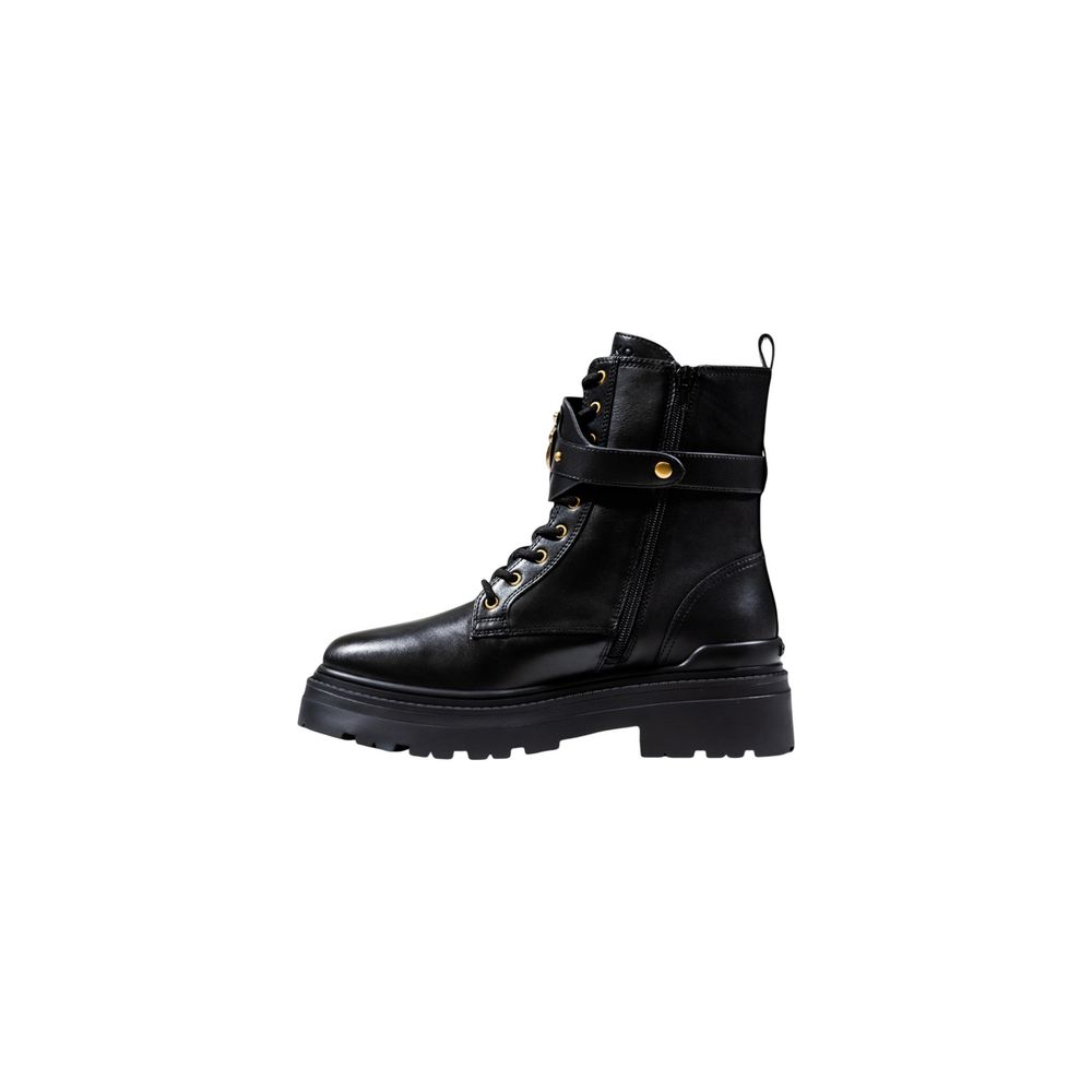 PINKO Black Leather Ankle Boots - MIA 07 SD0147P001