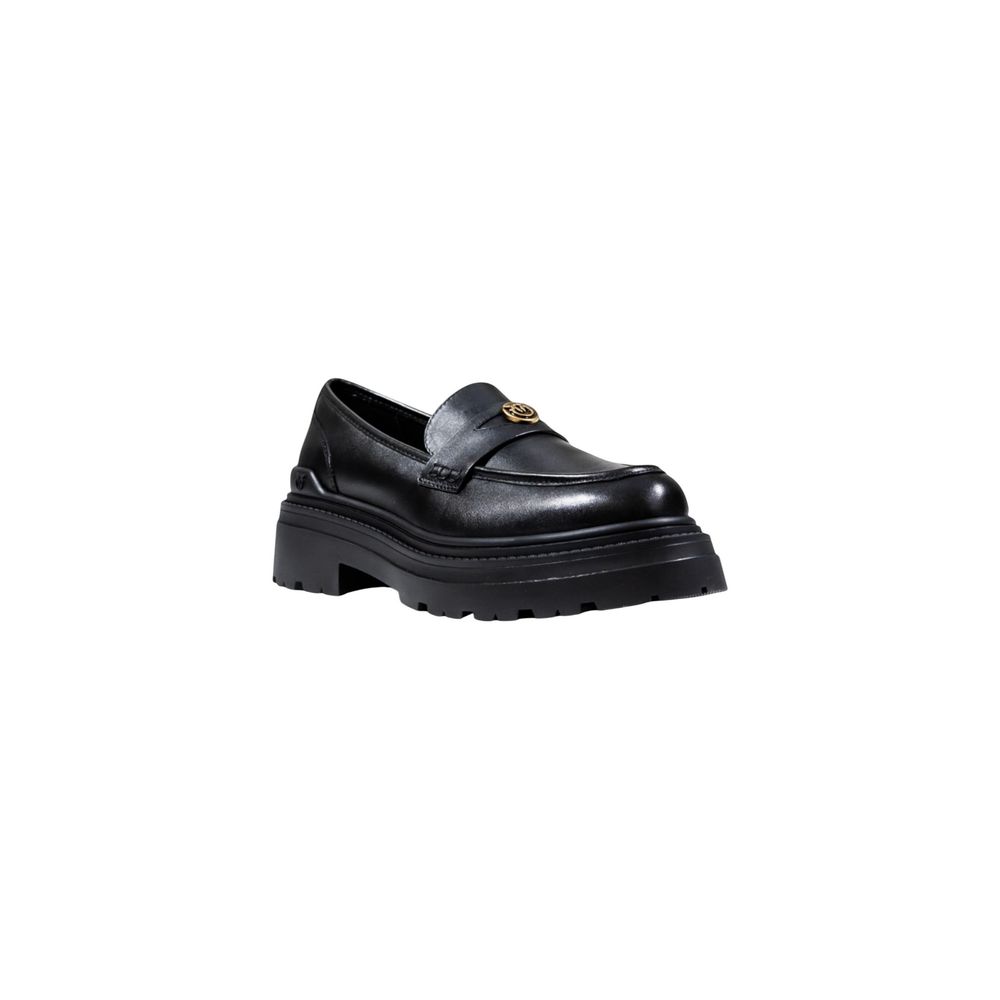PINKO Black Leather Platform Pumps - MIA 24 SD0403P001