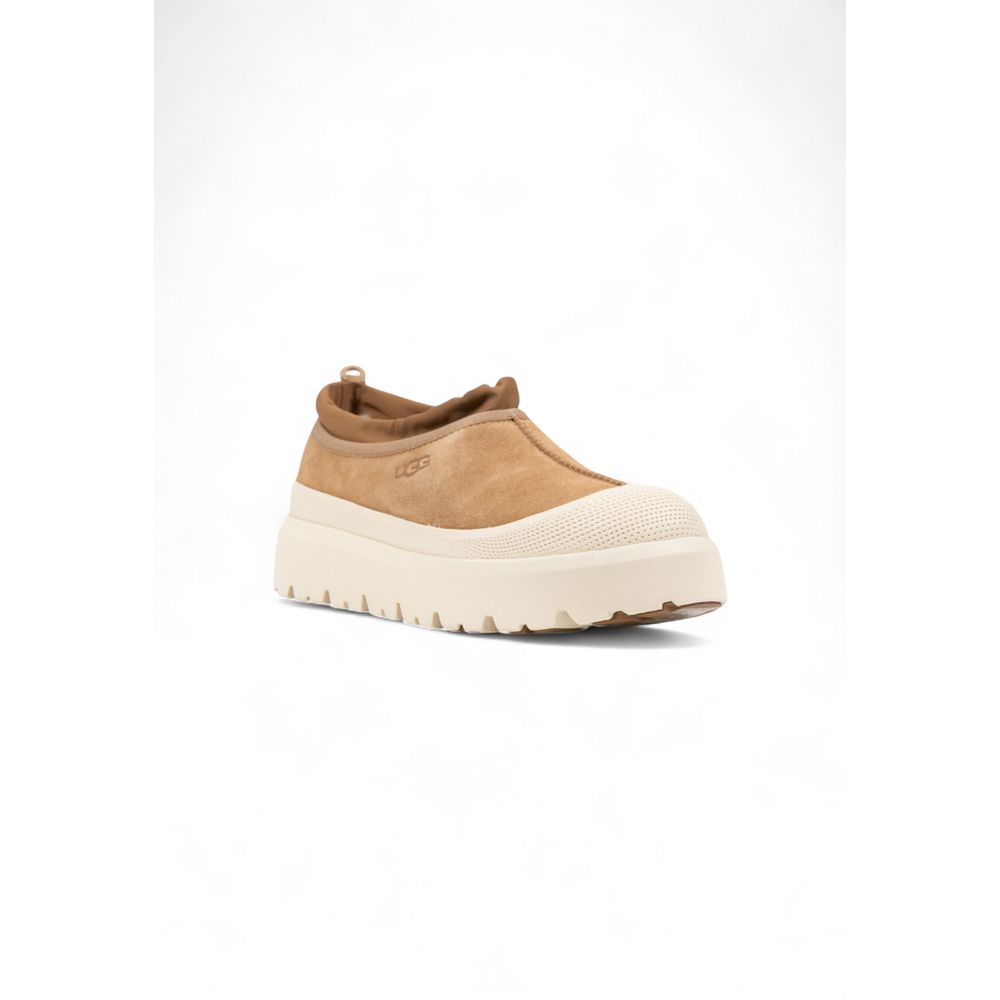 UGG Beige Suede Leather Clogs - Tasman Weather Hybrid for Men