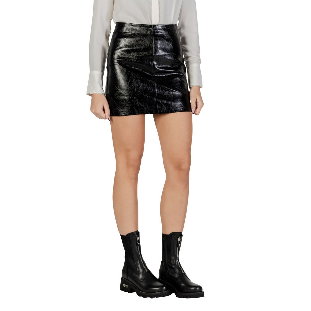 Jacqueline De Yong Jdycosmo Hw Skirt Pnt 15357418 - Black Polyester Mini Skirt