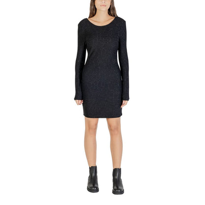 Jacqueline De Yong Jdymary L/S Lurex Openback Dress Jrs Dia 15359902