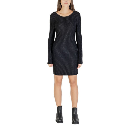 Jacqueline De Yong Jdymary L/S Lurex Openback Dress Jrs Dia 15359902