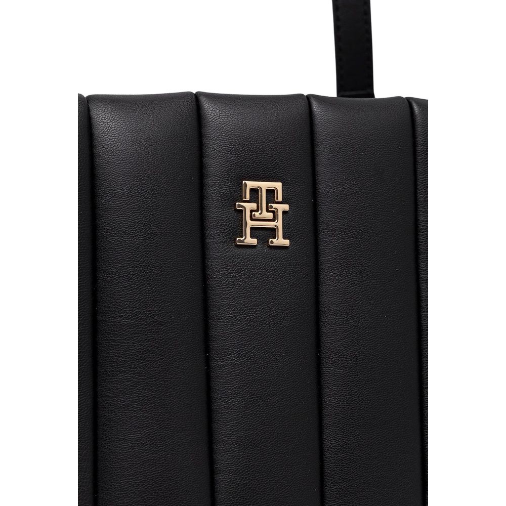 Tommy Hilfiger TH GRACE TOTE AW0AW17670 Black Polyethylene Handbag