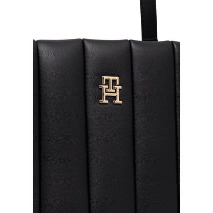 Tommy Hilfiger TH GRACE TOTE AW0AW17670 Black Polyethylene Handbag