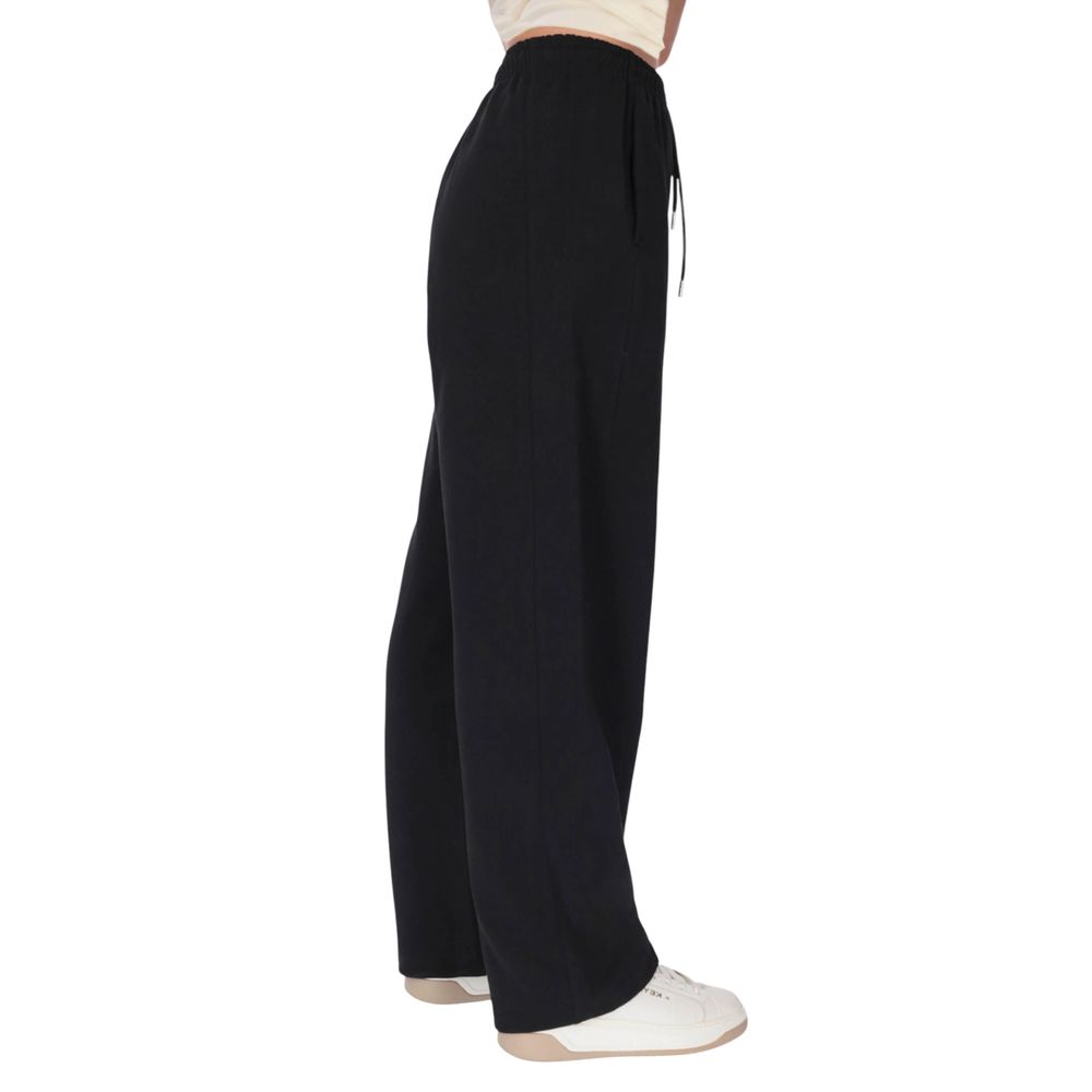 County of Milan Black Cotton Joggers