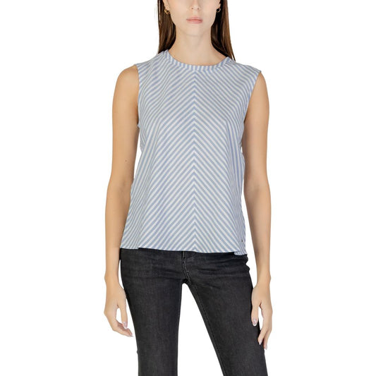 Tommy Hilfiger Jeans Crinkle Vis Mix Sleeveless Women's Tank Top