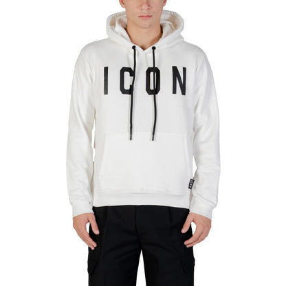 Icon Black And White Cotton Hoodie