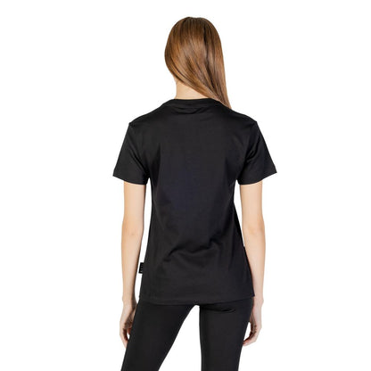 Icon Black Cotton T-Shirt for Women