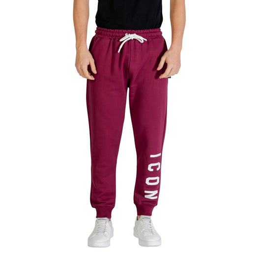 Icon Bordeaux Cotton Joggers