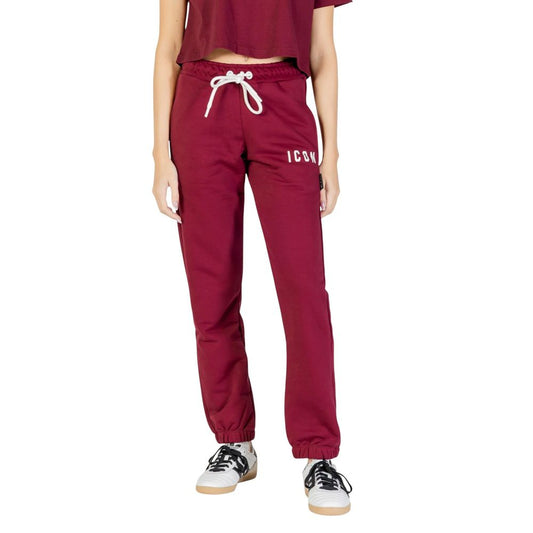 Icon Bordeaux Cotton Joggers
