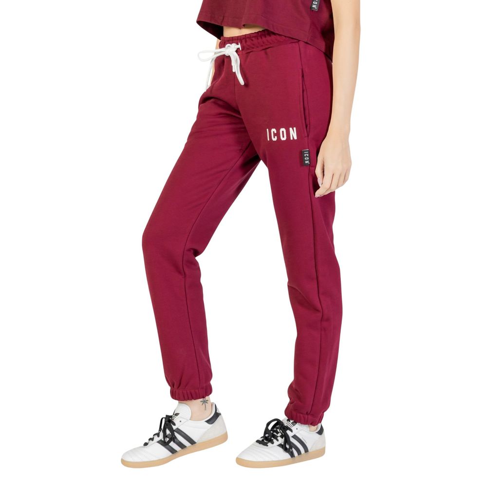 Icon Bordeaux Cotton Joggers