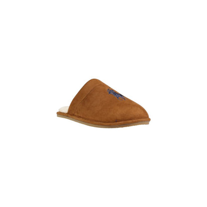 Ralph Lauren KLARENCE BIG PP SMF4396BRL-TAN Men’s Textile Slippers