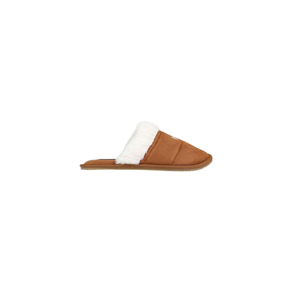 Ralph Lauren Brown Textile Slippers for Women