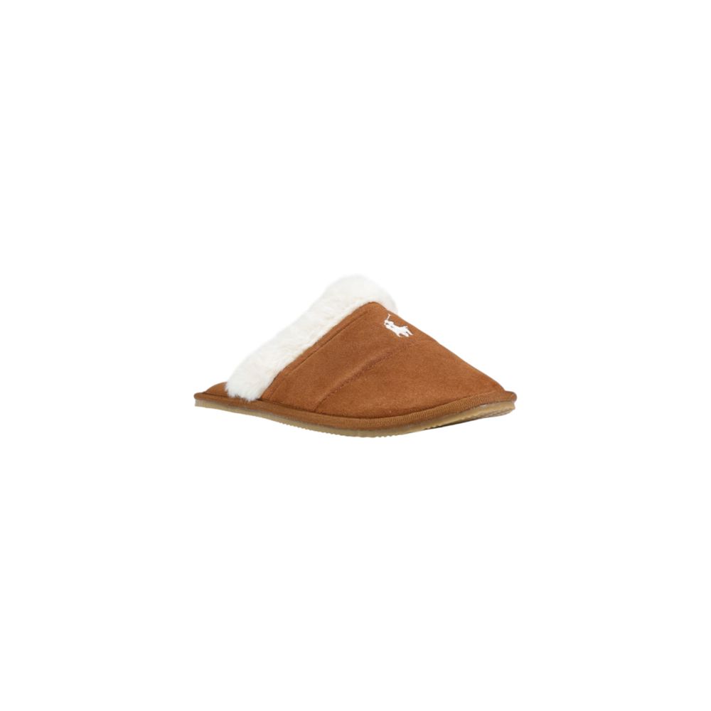 Ralph Lauren Brown Textile Slippers for Women