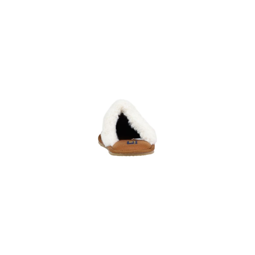 Ralph Lauren Brown Textile Slippers for Women