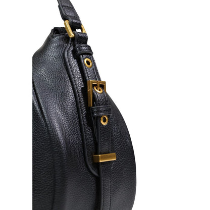 Liu Jo Black Mantua Faux Leather Hobo Bag