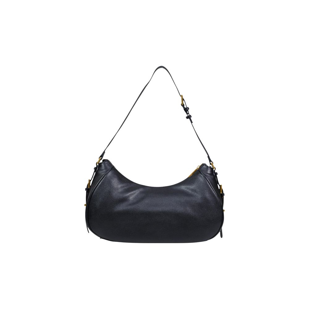 Liu Jo Black Mantua Faux Leather Hobo Bag