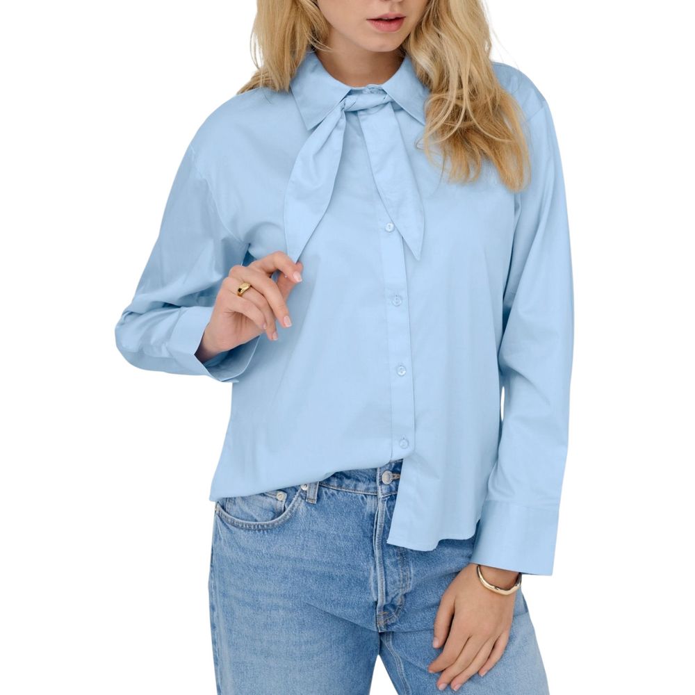 Jacqueline De Yong JDYWILLOW Loose L/S Bow Shirt WVN