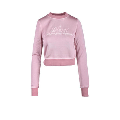 Diesel Pink Viscose Sweatshirt: Unleash Your Edge
