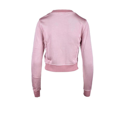 Diesel Pink Viscose Sweatshirt: Unleash Your Edge
