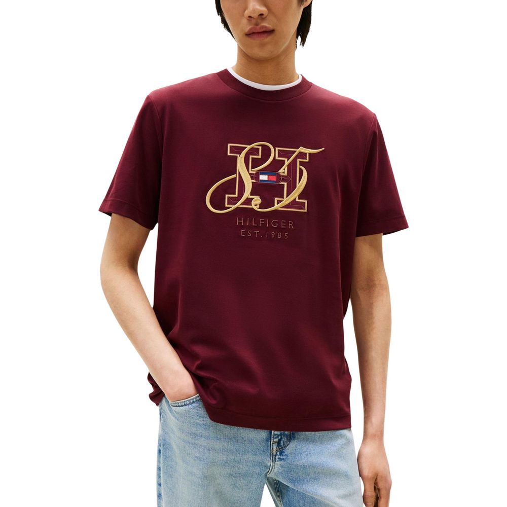 Tommy Hilfiger DIWALI INTERLOCK HBS MW0MW39569 Men's Short-Sleeved T-Shirt