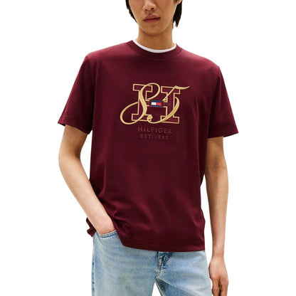 Tommy Hilfiger DIWALI INTERLOCK HBS MW0MW39569 Men's Short-Sleeved T-Shirt