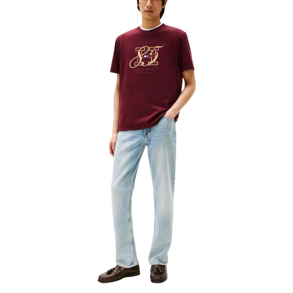 Tommy Hilfiger DIWALI INTERLOCK HBS MW0MW39569 Men's Short-Sleeved T-Shirt