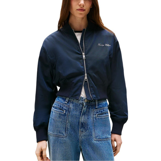 Tommy Hilfiger Blue Recycled Polyester Bomber Vest