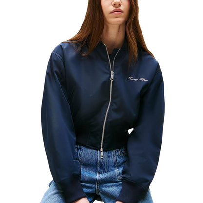Tommy Hilfiger Blue Recycled Polyester Bomber Vest