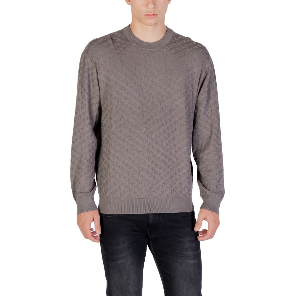 Armani Exchange Gray Polyamide Sweatshirt - Contemporary Sophistication