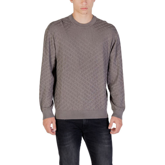 Armani Exchange Gray Polyamide Sweatshirt - Contemporary Sophistication