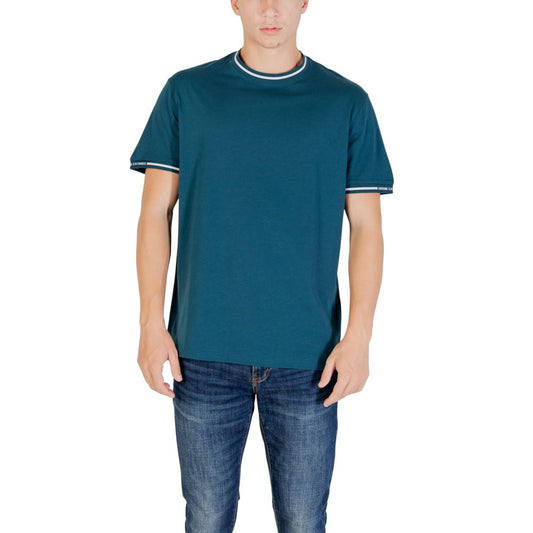 Armani Exchange Black Cotton T-Shirt for Men