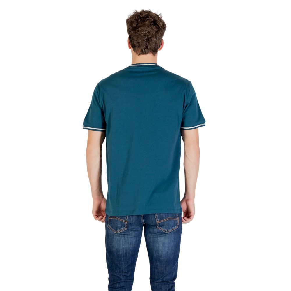 Armani Exchange Black Cotton T-Shirt for Men