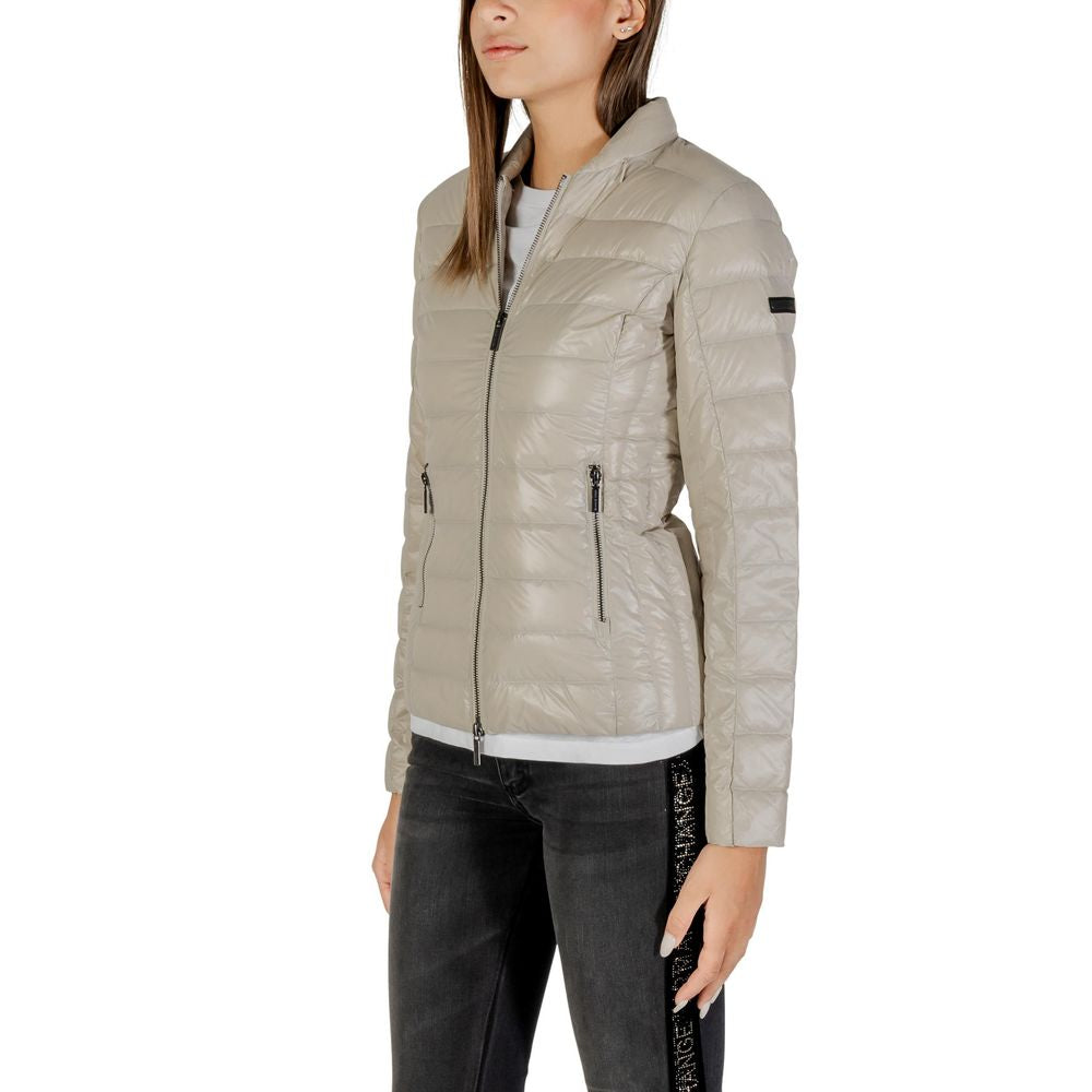 Armani Exchange Beige Polyamide Coat - Women's Down Jacket